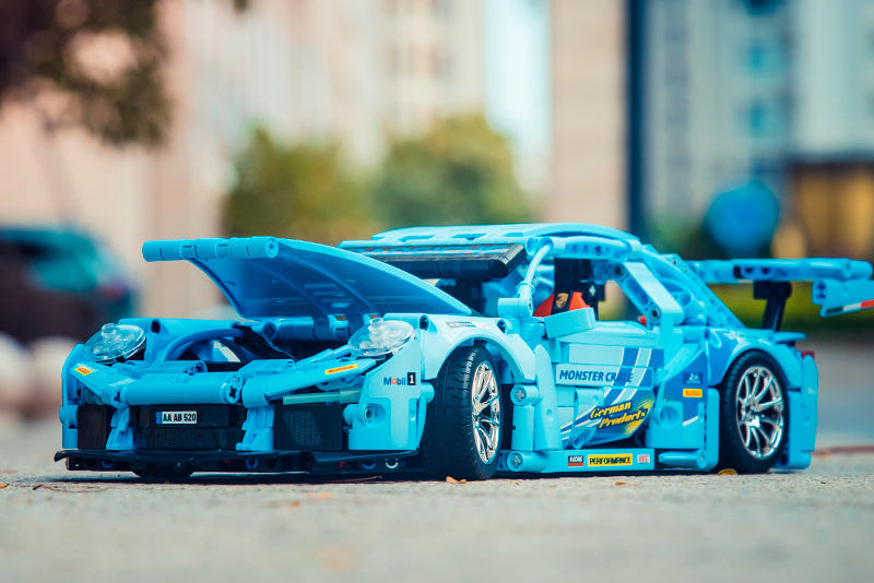 SpeedBlock Auto Blue Porsche