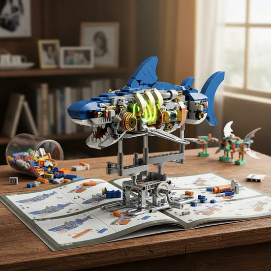 EcoBlock Shark - Bloques de Construcción Tiburón