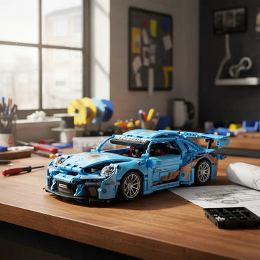 SpeedBlock Auto Blue Porsche