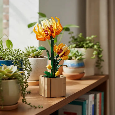 Flower Series Chrysanthemum - Bloques de construcción armables
