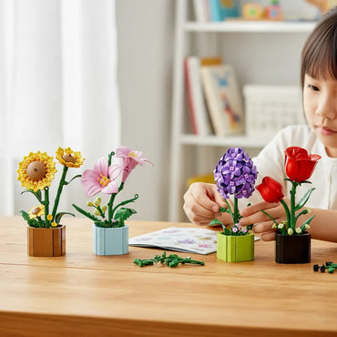 BloomBlock Pack Flores - Bloques de construcción armables