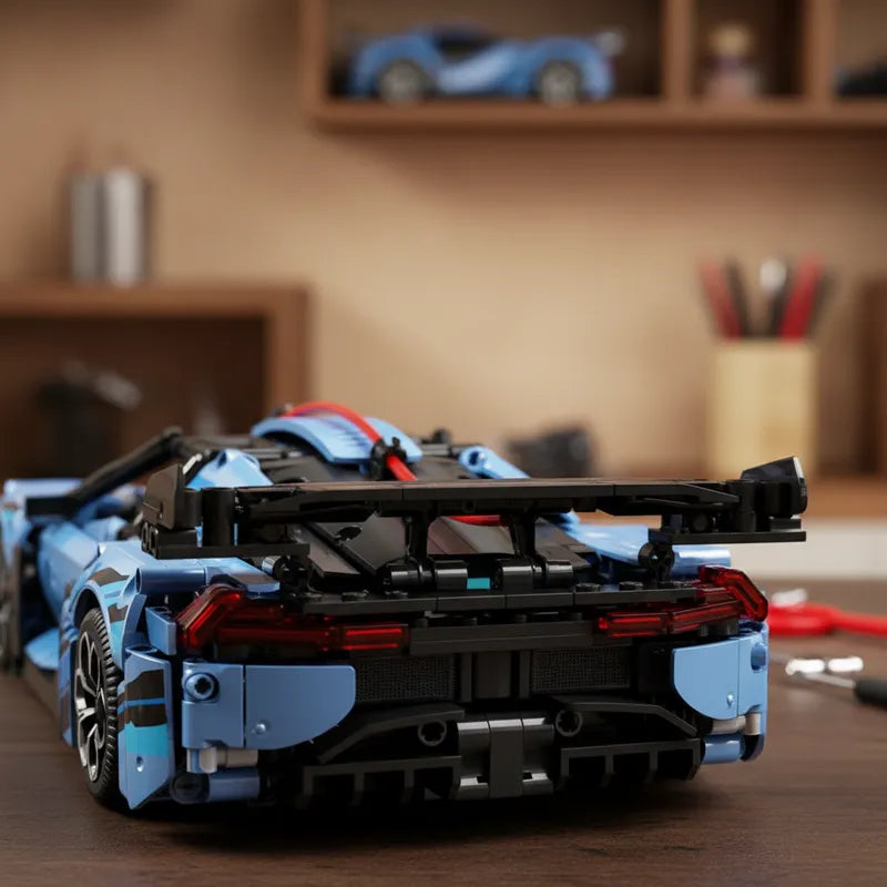 SpeedBlock Auto Blue Racer