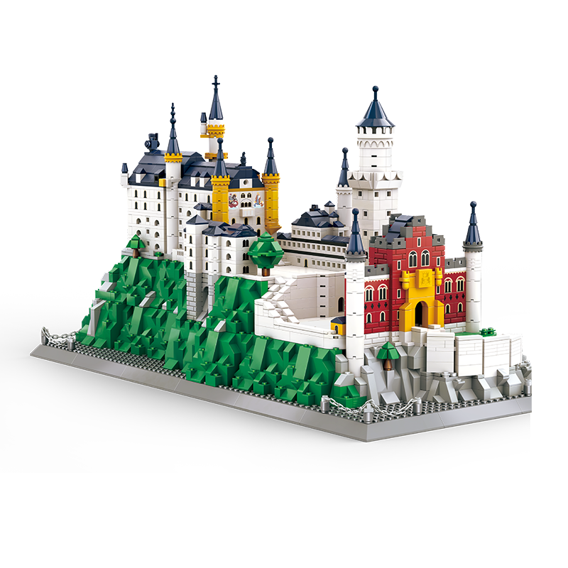 Castillo Neuschwanstein — Bloques ArquiBlock