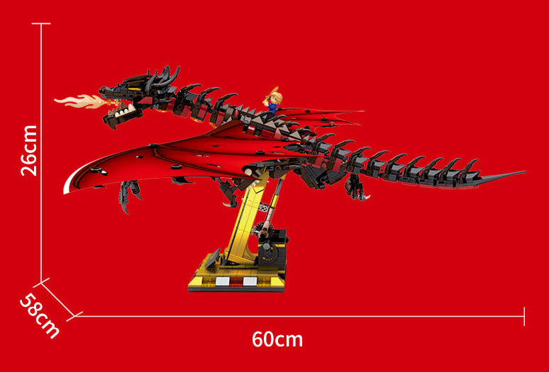 MythBlock Dragon Rojo
