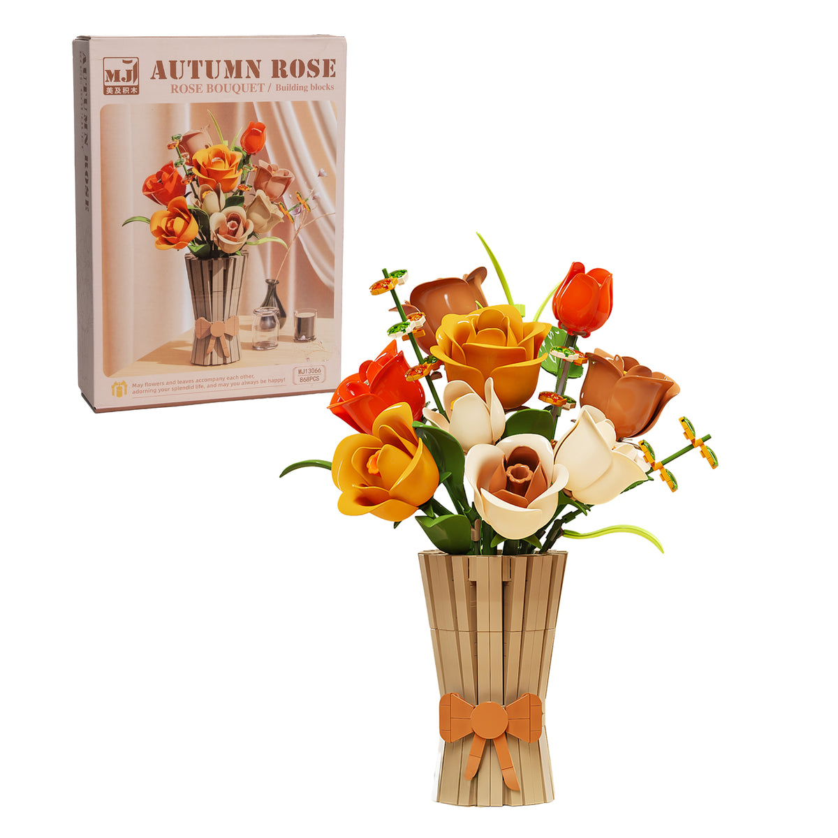 Flor Macetero Beige — Bloques BloomBlock