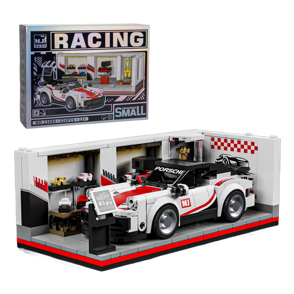 Auto Blanco Garage — Bloques SpeedBlock