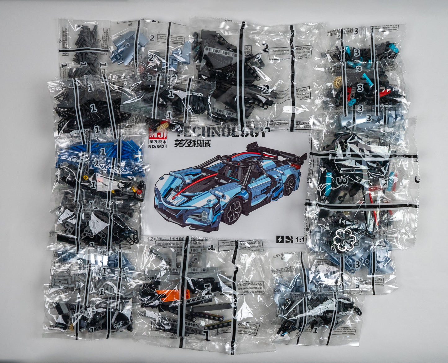 SpeedBlock Auto Blue Racer