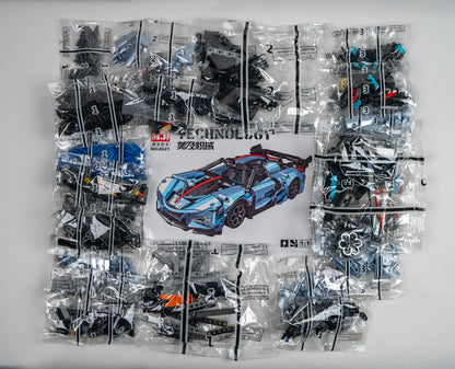 SpeedBlock Auto Blue Racer