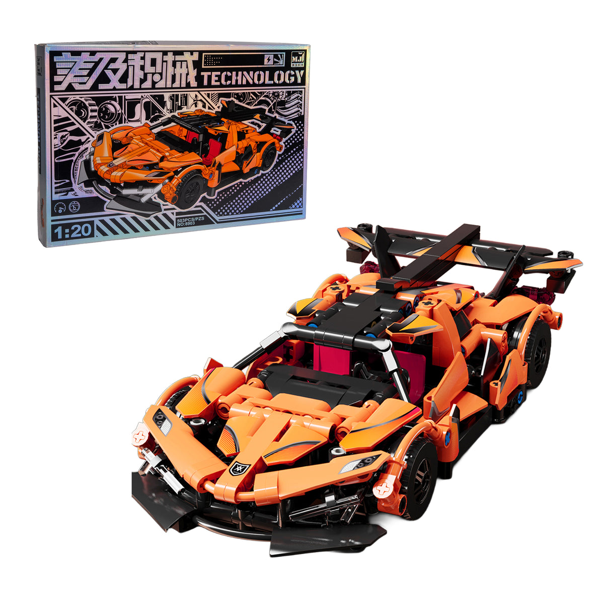 Singular Racer Naranja — Bloques SpeedBlock