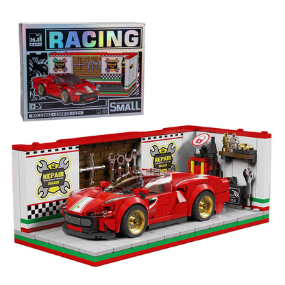 Auto Rojo Garage — Bloques SpeedBlock