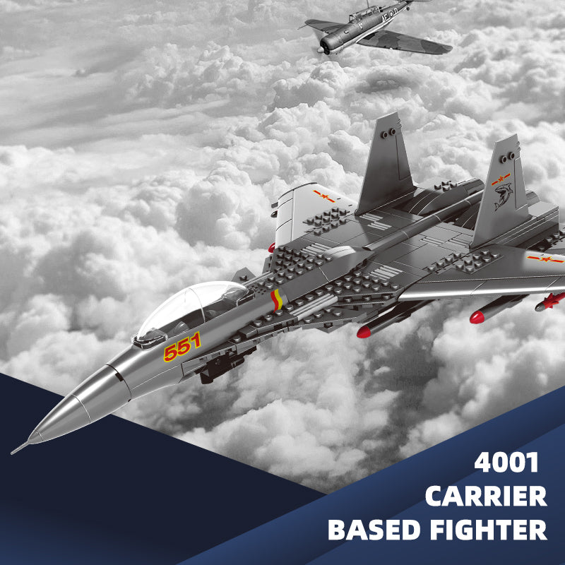Caza Naval Flying Shark — Bloques WarBlock