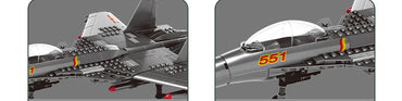 Caza Naval Flying Shark — Bloques WarBlock