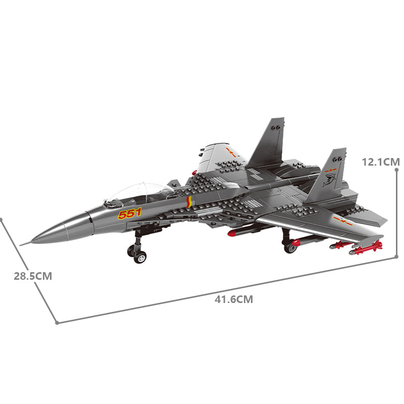 Caza Naval Flying Shark — Bloques WarBlock