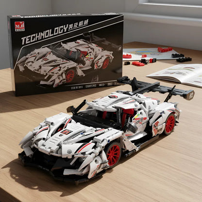 SpeedBlock Auto White Racer