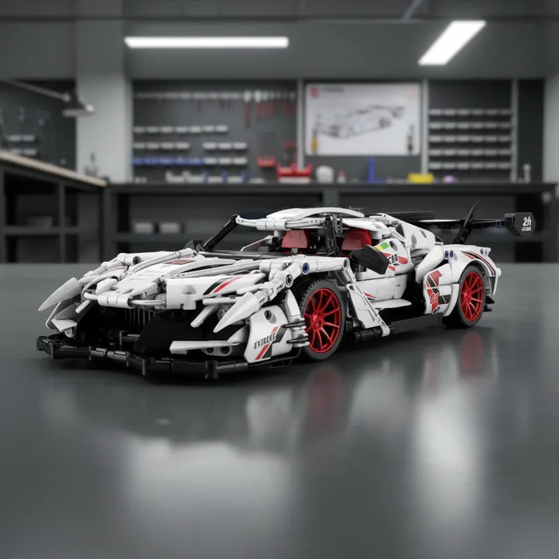 SpeedBlock Auto White Racer