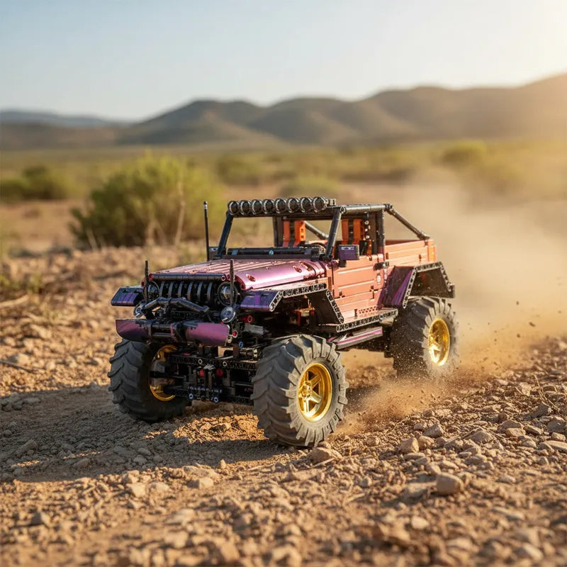 SpeedBlock 4x4 Orange Jeep