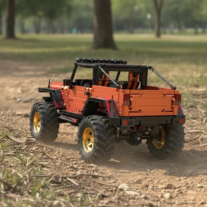 SpeedBlock 4x4 Orange Jeep