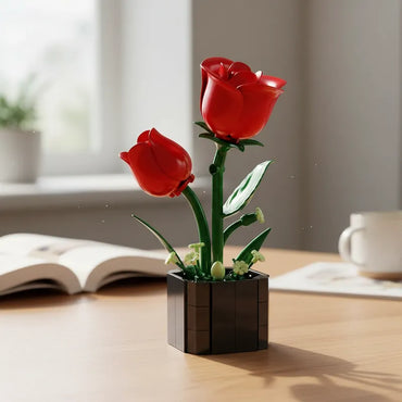 Flower Series Rose - Bloques de construcción armables