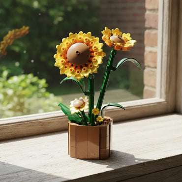 Flower Series Sunflower - Bloques de construcción armables