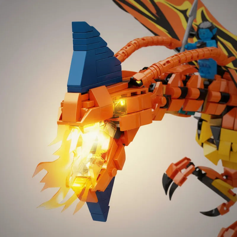 MythBlock Dragon Naranja